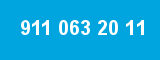 911 063 20 11 911 063 20 11